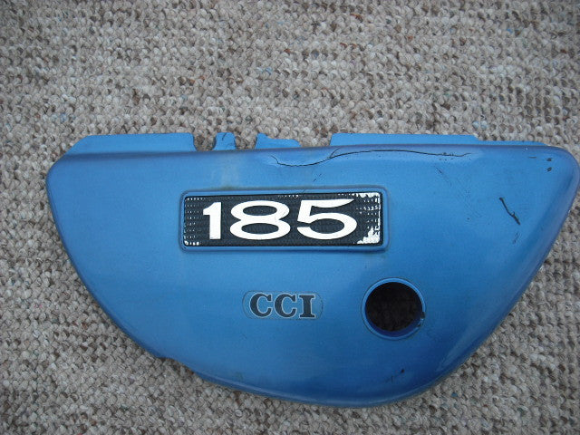 Suzuki TS185 TC185 OEm Sidecover Blue 1547