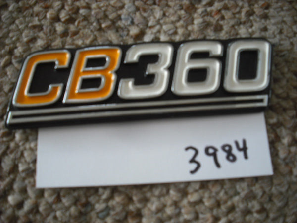 Honda CB360 Sidecover Badge 3984