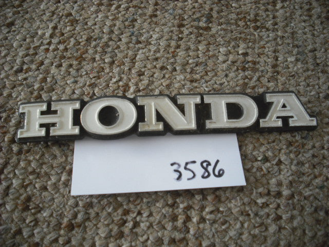 Honda Gas Tank Badge CB450 K5-K7 code 346 sku 3986