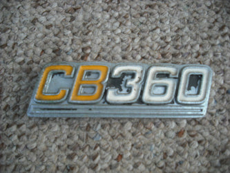 Honda CB360 Sidecover Badge One Pin sku 3949