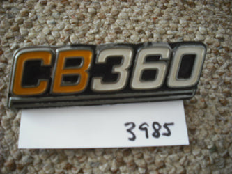 Honda CB360 Sidecover Badge 3985