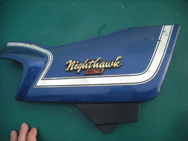Sold Honda 650 Nighthawk Blue Rt Sidecover 8663A-460P-8400