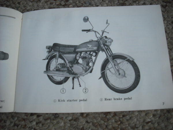 Honda CD125S 1973 Manual