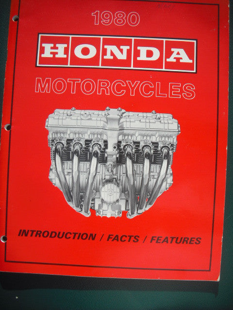 Honda Motorcycle Model Showcase 1980 Full Color 3948