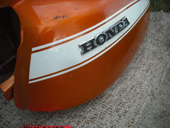 Honda CL175 Gas Tank Candy Topaz Orange 4008