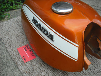 Honda CL175 Gas Tank Candy Topaz Orange 4008