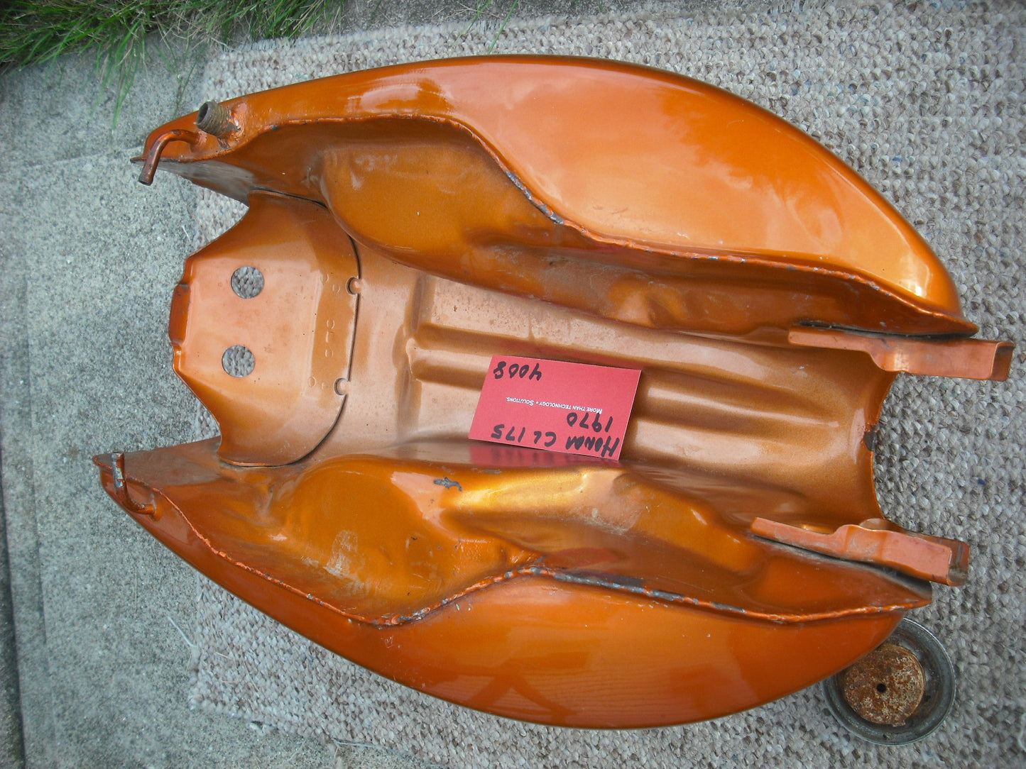 Honda CL175 Gas Tank Candy Topaz Orange 4008