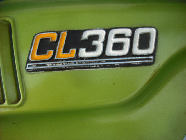 Honda CL360 left Candy Muscat Green Sidecover