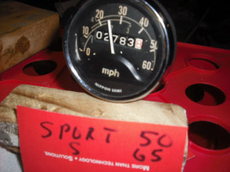 Cannot Find 10/31/20 Honda Sport 50 Speedometer CA110 sku 1207
