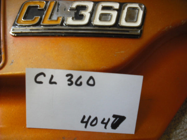 Honda CL360K1 Candy Orange Sidecover sku 4047