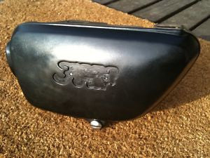 Honda CB350F 350 Four Sidecover  Glory Blue Black 1595