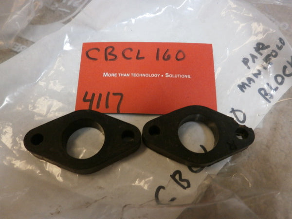Honda CB CL160 Carburetor Manifold Block Pair 4117