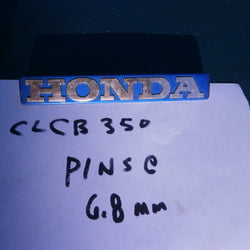 Honda CB350K0K2  CL350 Blue Gas Tank Badge 4170