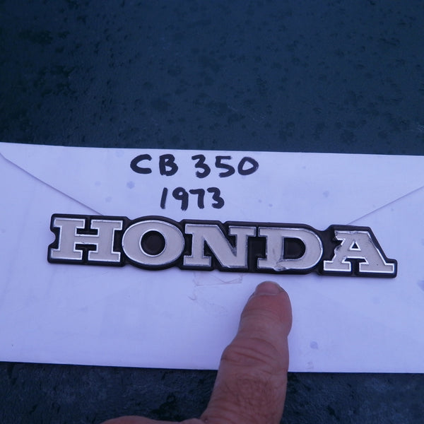 Honda CB350 1972-1973 gas tank badge
