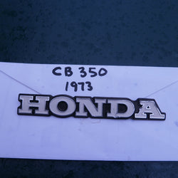 Honda CB350 1972-1973 gas tank badge
