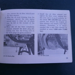 Honda CB550 Four Original Manual with wiring diagram 4175