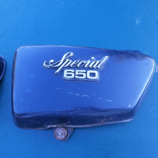 Yamaha 650 Special Left Blue Sidecover 4193