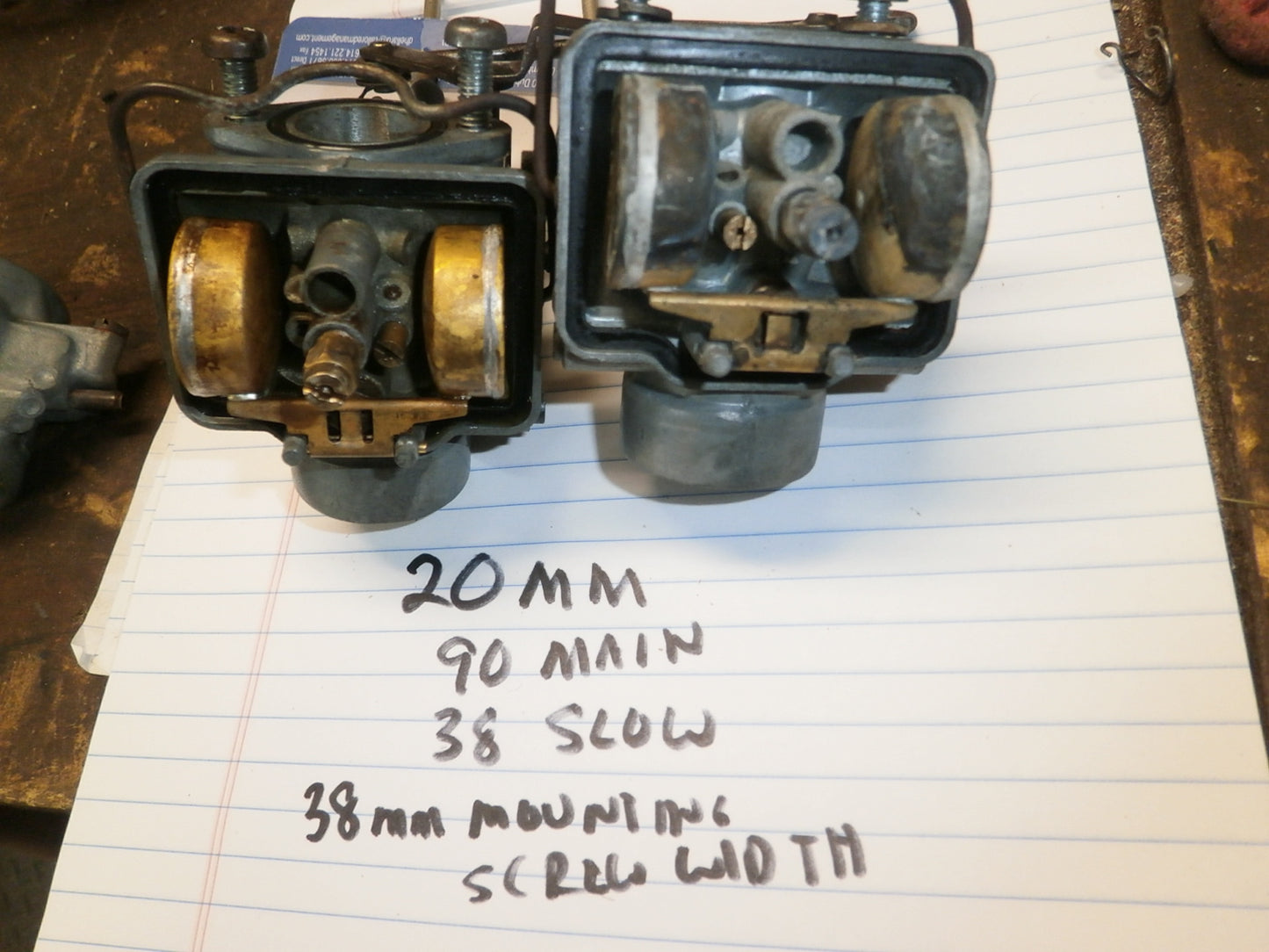 Honda CB160 CL160 Carburetor Pair