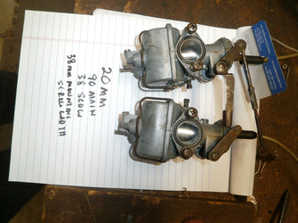 Honda CB160 CL160 Carburetor Pair