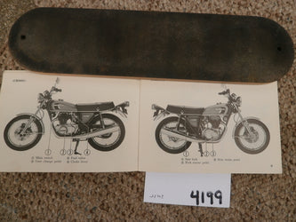 Honda  CB360G 1973 Owners Manual  sku 4199