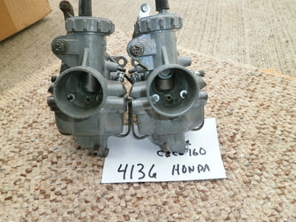 Sold Honda CB160 CL160 Carburetor Pair with Manifolds