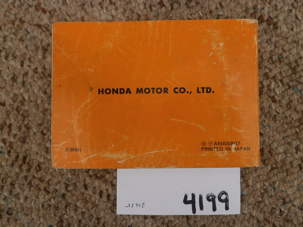 Honda  CB360G 1973 Owners Manual  sku 4199