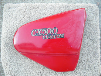 Honda CX500 Custom Sidecover  Right Red 83500  sku1635