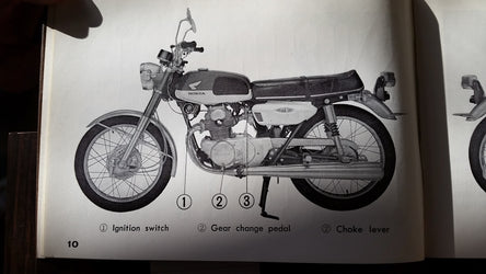 Honda CB175K3 1970 NOS Manual sku 4329