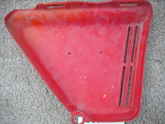 Sold Honda CB360 Red Left Sidecover