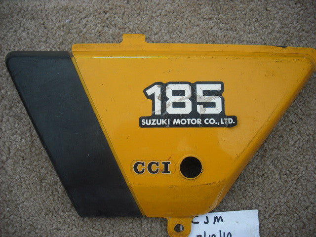 Suzuki TS185 Left Yellow Sidecover 1642