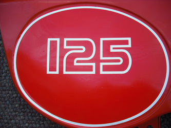 Suzuki DS125 Right Red Sidecover Fits DS100 TS100 TS125