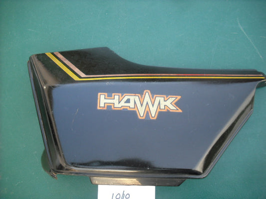 Honda CB400T Left Sidecover Black 1980  83700-443-6100 sku 1794