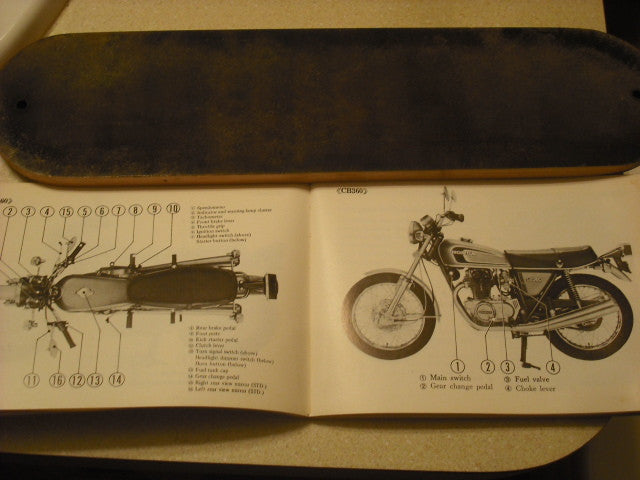 Honda CB360 CB360G  1974 Owners Manual