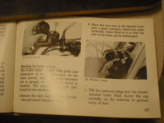 Honda CB360 CB360G  1974 Owners Manual