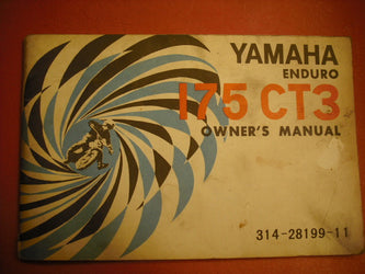 Yamaha CT3 175 1972 Owners Manual 314-28199-11