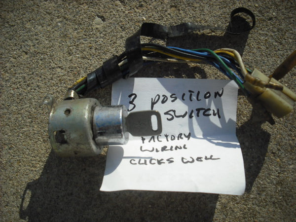 Honda Ignition Switch 3 position with key sku 1831