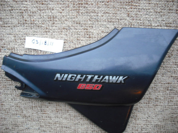 Honda CB650 Nighthawk sidecover 1983-85 Blue 83610-ME5-0200 sku 1894