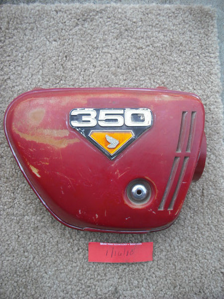 Honda CL350 1973 Right Sidecover Red