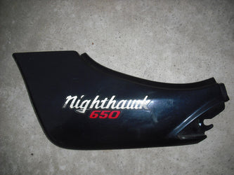 Honda CB650SC 83 Nighthawk sidecover  Dark Blue left 83710-ME5-0200 sku 1891