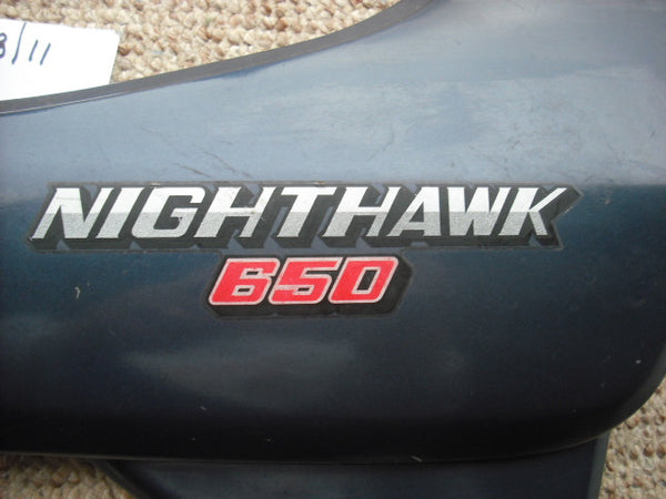 Honda CB650 Nighthawk sidecover 1983-85 Blue 83610-ME5-0200 sku 1894