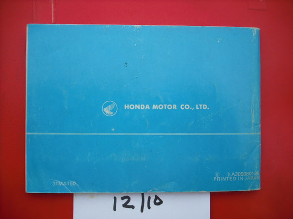 Honda GL500 1981 Manual