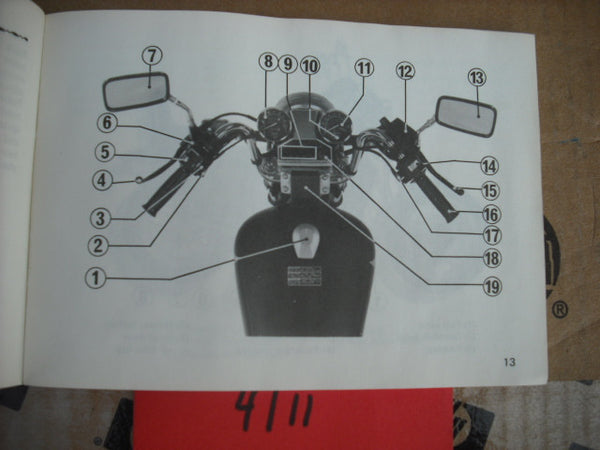 Honda VT500C 1986 Owners Manual