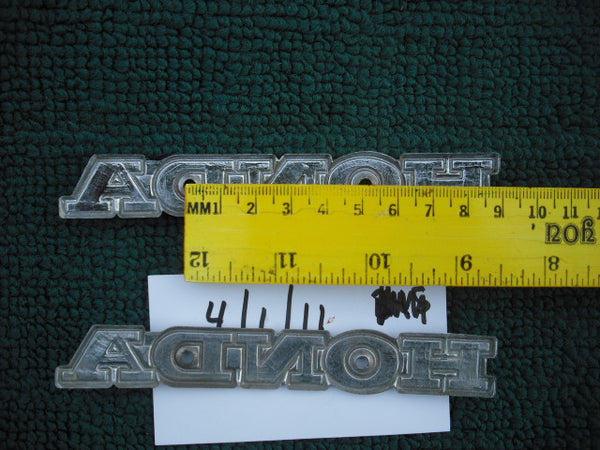 Honda 1970 1971 SL 100 SL125 SL175 Gas Tank Badge Pair 1907