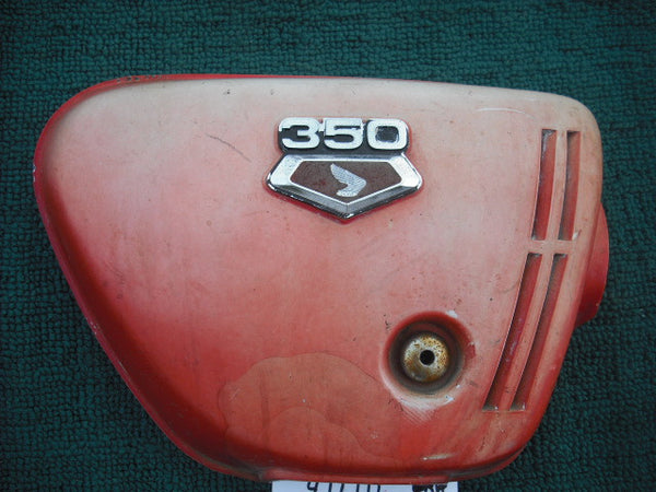 Honda CB350K3  Sidecover right red 1920
