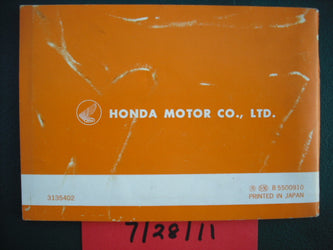 Honda CB200T Manual