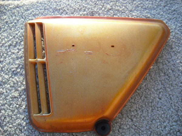 Honda CB360 Left Orange Sidecover