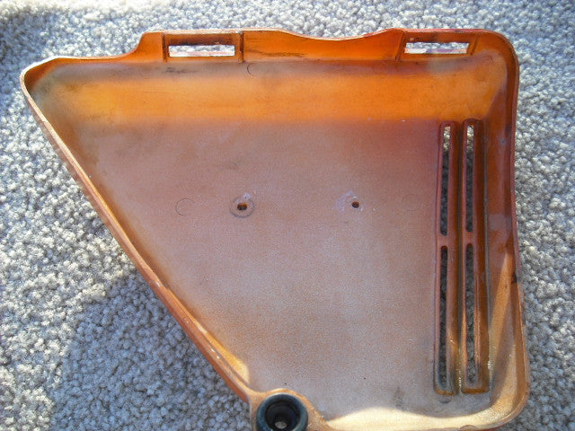Honda CB360 Left Orange Sidecover
