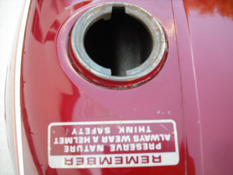 Honda CL175 1972 Magenta Red NOS Gas Tank
