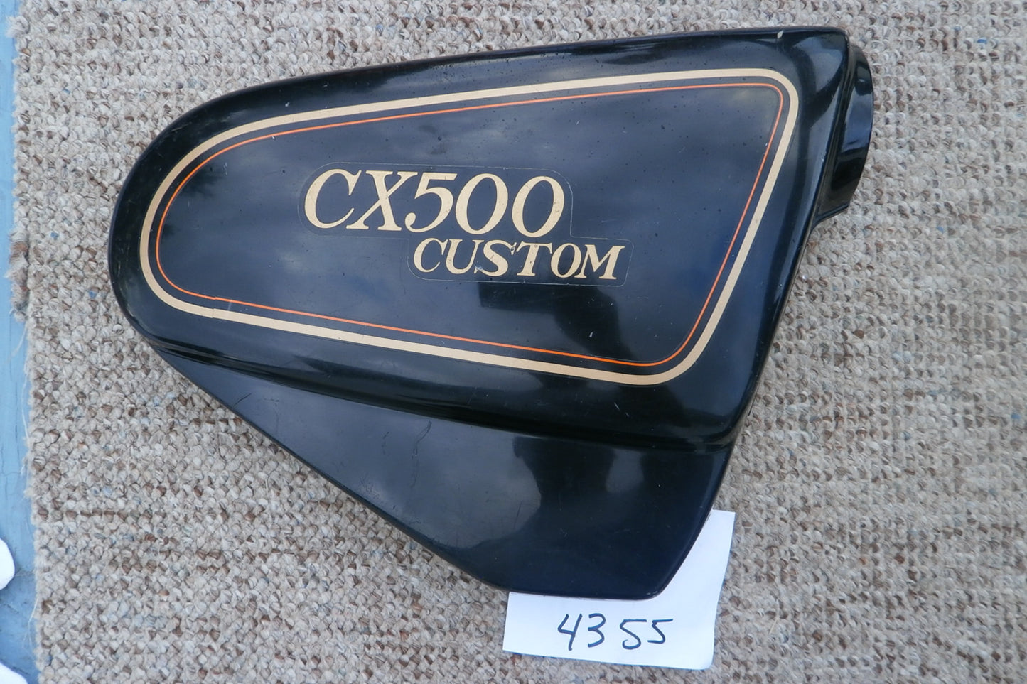 Honda CX500  Sidecover Right Black 83500-449A  sku 4355