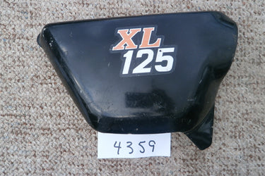 Honda XL125 sidecover black right sku 4359